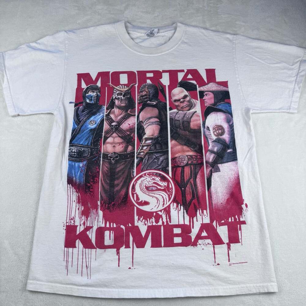 Mortal Kombat Shirt Size M Warner Bros Movie Promo vintage